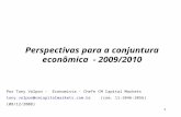 Perspectivas para a conjuntura econômica  - 2009/2010