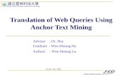 Translation of Web Queries Using Anchor Text Mining