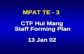 MPAT TE - 3  CTF Hui Mang Staff Forming Plan 13 Jan 02