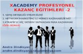 X ACADEMY  PROFESYONEL KAZANÇ EĞİTİMLERİ -2