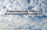 Computational  Physics Numerical Differentiation