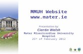 MMUH Website mater.ie