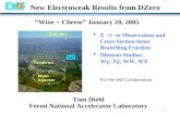 New Electroweak Results from DZero