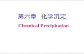 第六章  化学沉淀 Chemical Precipitation