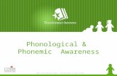 Phonological &  Phonemic   Awareness