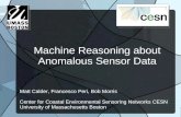 Machine Reasoning about Anomalous Sensor Data
