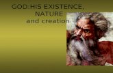 GOD:HIS EXISTENCE,  NATURE and creation