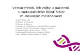 Vemurafenib, lék volby u pacientů  s metastatickým BRAF  V600  mutovaným melanomem