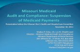 Missouri Medicaid  Audit and Compliance: Suspension of Medicaid Payments