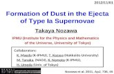 Formation of Dust in the Ejecta of Type Ia Supernovae
