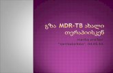 გზა  MDR-TB  ახალი თერაპიისკენ
