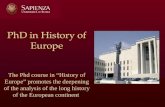 History of Modern and Contemporary Europe History of Eastern Europe and Eurasia