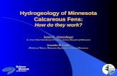 Hydrogeology of Minnesota Calcareous Fens: How do they work?