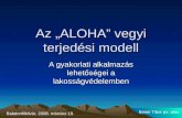 Az „ALOHA” vegyi terjedési modell