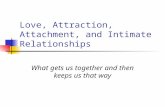 Love, Attraction, Attachment, and Intimate Relationships