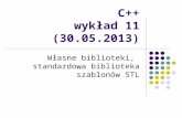 C++ wykład 11 (30.05.2013)