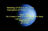 Modeling of OCS in the Lower Atmosphere of Venus