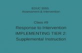 EDUC 5555:  Assessment & Intervention