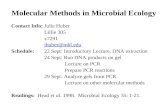 Molecular Methods in Microbial Ecology