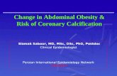 Change in Abdominal Obesity & Risk of Coronary Calcification