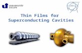 Thin  Films  for  Superconducting Cavities