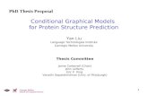 Conditional Graphical Models  for Protein Structure Prediction