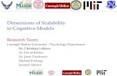 Dimensions of Scalability  in Cognitive Models Research Team: