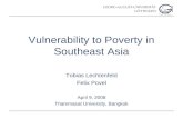 Vulnerability to Poverty in Southeast Asia