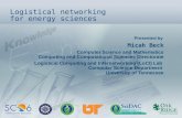 Logistical networking  for energy sciences