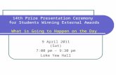 9 April 2011 (Sat) 7:00 pm – 9:30 pm Loke Yew Hall