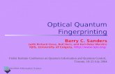 Optical Quantum Fingerprinting