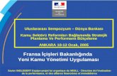 Fransa İçişleri Bakanlığında  Yeni Kamu Yönetimi Uygulaması