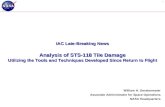 IAC Late-Breaking News Analysis of STS-118 Tile Damage