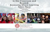 In the Classroom and Beyond: Assessing Where Learning Takes  P lace