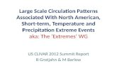 US CLIVAR 2012 Summit Report R  Grotjahn  & M Barlow
