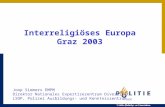Interreligiöses Europa Graz 2003