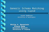 Generic Schema Matching using Cupid