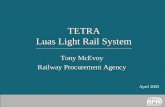 Tony McEvoy Railway Procurement Agency