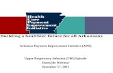 Arkansas Payment Improvement Initiative (APII)  Upper Respiratory Infection (URI) Episode