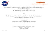 Compact, Engineered, 2-Micron Coherent Doppler Wind Lidar Prototype: A NASA IIP Selected Proposal
