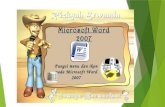MICROSOFT WORD 2007:  Fungsi  Icon Tab Home AGU 14 Posted by  Mohammad  Roqib