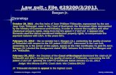 Law suit - File #29200/3/2011