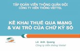 Lê Anh Quang Công ty Viễn thông Viettel