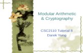 Modular Arithmetic & Cryptography