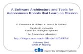 A Software Architecture and Tools for Autonomous Robots that Learn on Mission