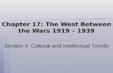 Chapter 17: The West Between the Wars 1919 – 1939