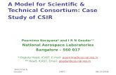 A Model for Scientific & Technical Consortium: Case Study of CSIR