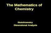 The Mathematics of Chemistry