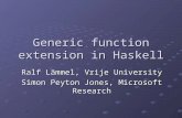 Generic function extension in Haskell