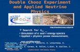 Double Chooz Experiment and Applied Neutrino Physics